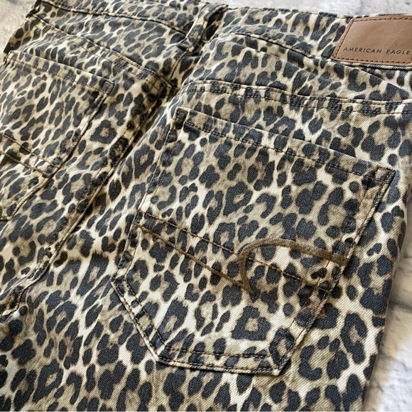 American Eagle hi-rise leopard jeggings - Picture 8 of 11